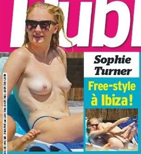 Sophie Turner Topless Nude Sunbathing Preview