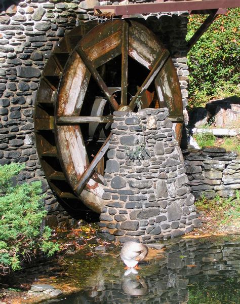 Roda Dágua Old Grist Mill Windmill Water Flour Mill Water Powers