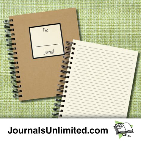 The Blank Journal Journals Unlimited Inc