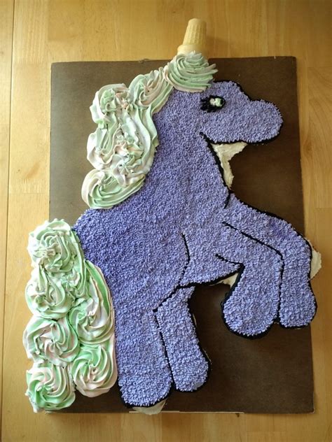 Unicorn Cupcake Cake Instructions with Photos  Delight&Dazzle