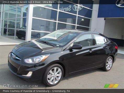I like the 2013 hyundai accent because it is small but not too cramped. Ultra Black - 2013 Hyundai Accent GLS 4 Door - Gray ...
