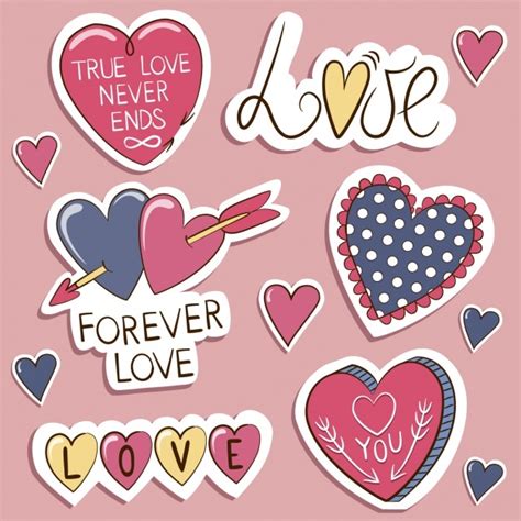 Lista 92 Foto Stickers De San Valentín Para Imprimir Mirada Tensa