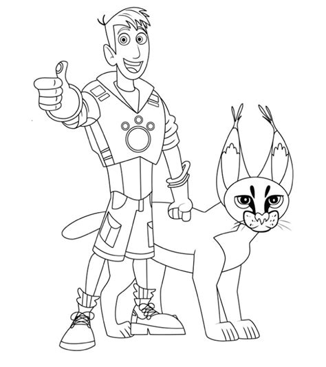Wild Kratts Coloring Pages Pdf Free