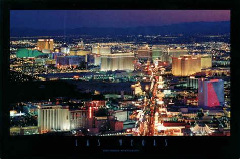 las vegas nevada night panorama skyline