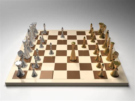 chess set 3d model