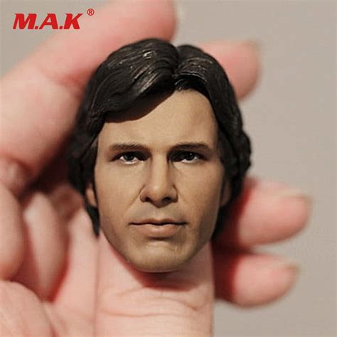 1 6 Scale Han Solo Head Sculpt Star Wars Figure Harrison Ford Head