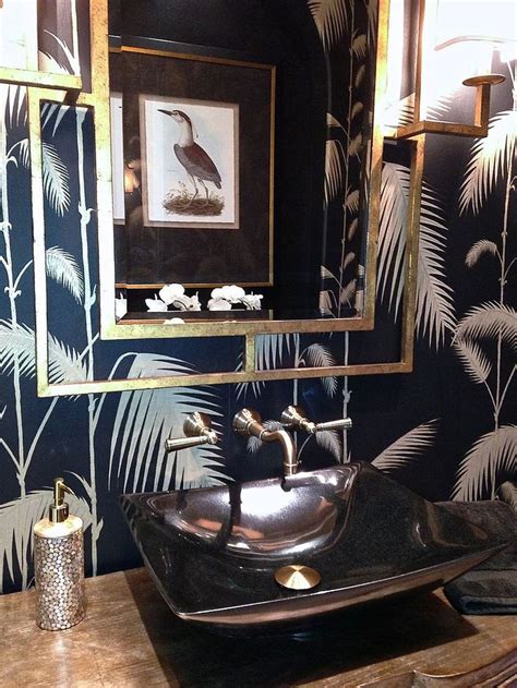 Hot Summer Trend 25 Dashing Powder Rooms With Tropical Flair Powder