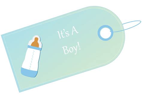 Exactly what i was looking for! Baby Boy Gift Tag Free Stock Photo - Public Domain Pictures