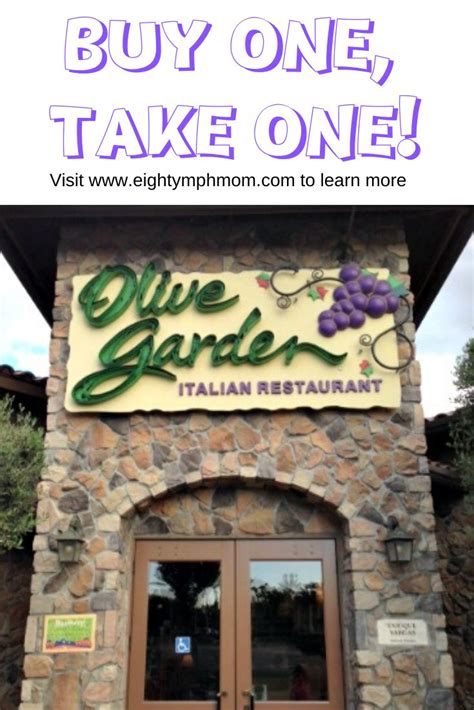 Big restaurant, usually busy though. The Olive Garden Buy One Take One deal has become quite ...