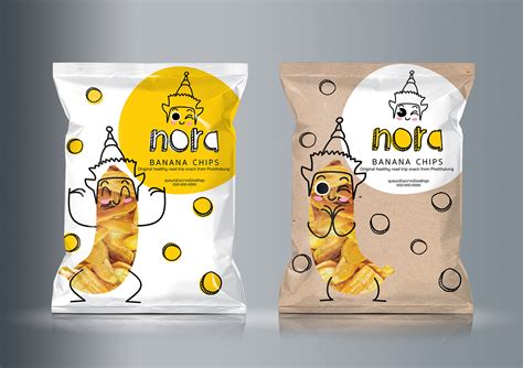 Branding Packaging Banana Chips On Behance