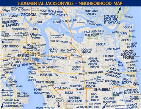 Judgmental Maps Jacksonville Fl By Dave Copr 2014 Dave