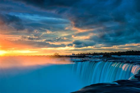 Niagara Falls 4k Wallpaper Niagara Falls Sunrise Ontario