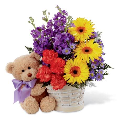 Beautiful flowers, always have had great customer service. Best Year Flowers And Teddy Basket at Send Flowers