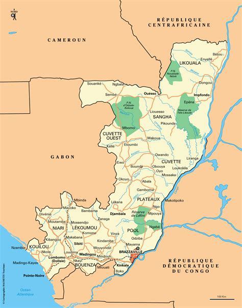 Carte République Du Congo Plan République Du Congo