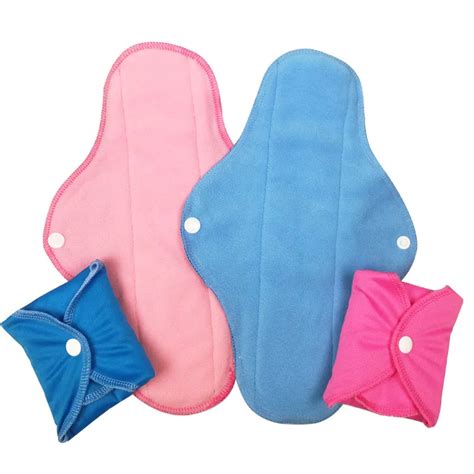 Washable Reusable Cloth Menstrual Pads Super Absorb Soft Sanitary