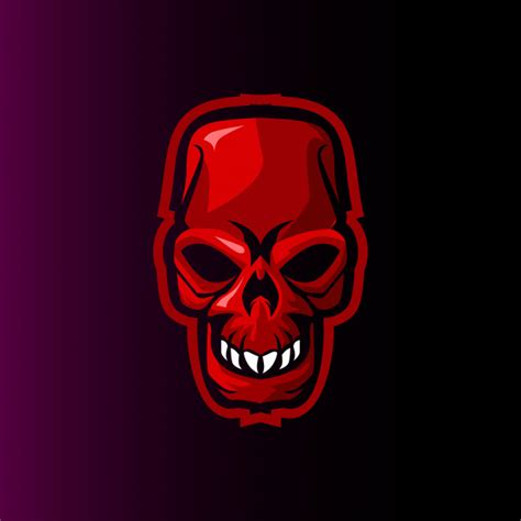 Premium Vector Skull Evil Gaming Mascot Logo Dog Logo Design Skull