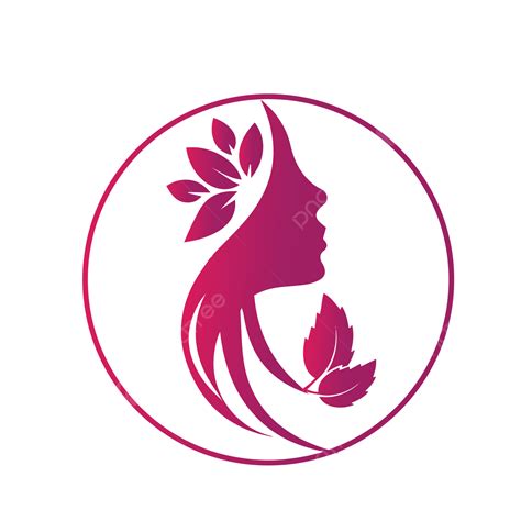 Gambar Logo Kecantikan Logo Wanita Logo Spa Logo Rambut Png Dan