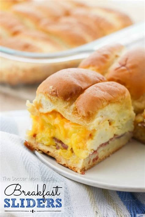 Ham Egg Cheese Breakfast Sliders The Soccer Mom Blog