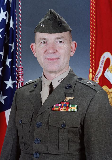 Portrait Us Marine Corps Usmc Major General Mgen Clayton L