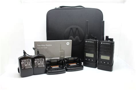 Motorola Xt460 Pmr446 Two Way Radio Twin Pack Dts