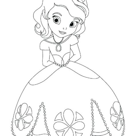 Princess Baby Coloring Pages at GetColorings.com | Free printable