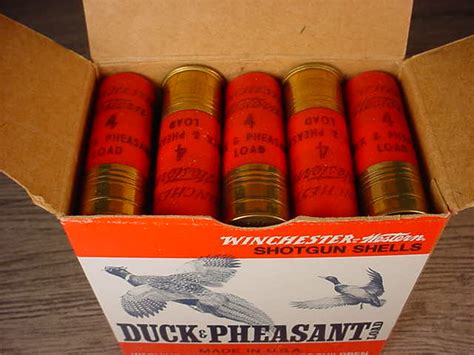 Box Of Winchester Western Duck Pheasant Gauge Number Shot