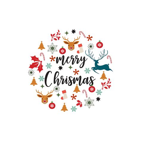 Merry Christmas Design Vector Design Images Merry Christmas Card
