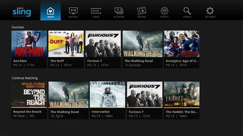 Sling Tvs Updated Interface Is Part Netflix Part Tivo And All