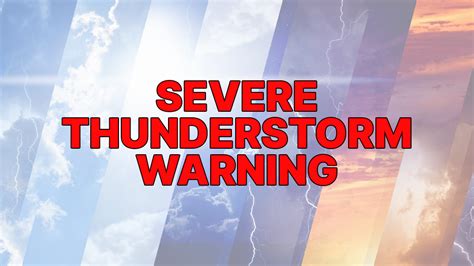 Severe Thunderstorm Warning Issued For Schuylkill County Coal Region