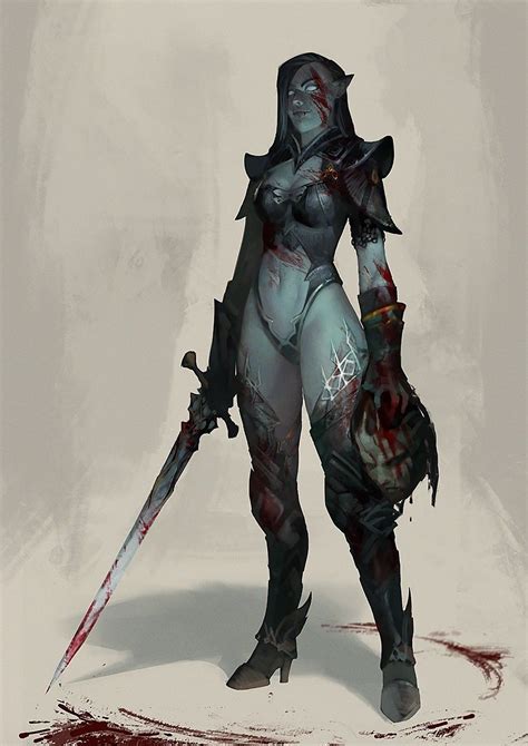 Orc Berserker Fantasy Female Warrior Fantasy Rpg Fantasy Artwork