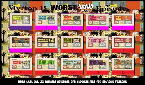 Top Fifteen Worst Loud House Episodes By Murphase2 On Deviantart