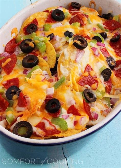Pizza nachos are good but they come out soggy due to the tomato sauce. Mark's Pizza Nachos