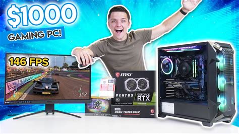 Epic 1000 Gaming Pc Build Guide Full Build Tutorial And Benchmarks