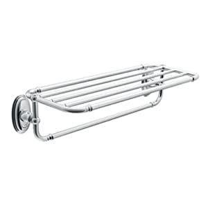 A freestanding towel rack can be placed anywhere around the room, allowing for greater flexibility when. Moen YB5494BN Kingsley Hotel Towel Shelf, Brushed Nickel ...