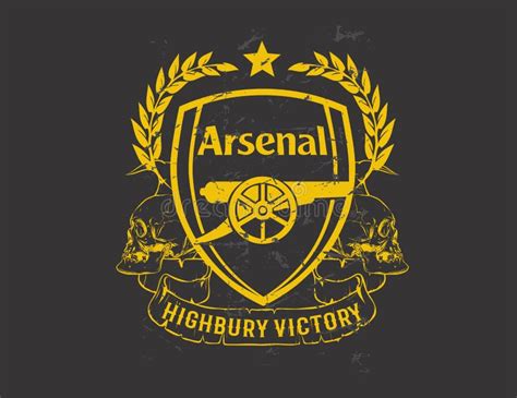 Logotipo Del Arsenal Fotografía Editorial Ilustración De Profesional