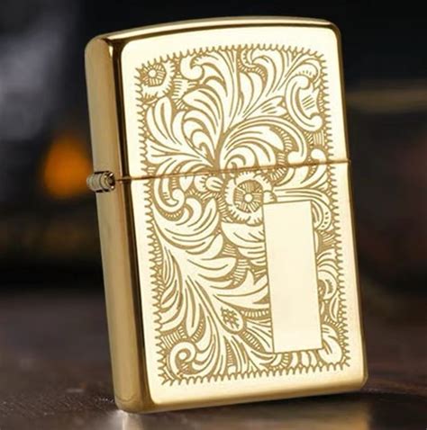 Pentru o idee de cadou inspirata, o bricheta zippo originala, cea mai buna alegere. Gold Venetian Zippo Lighter (end 6/27/2021 12:00 AM)