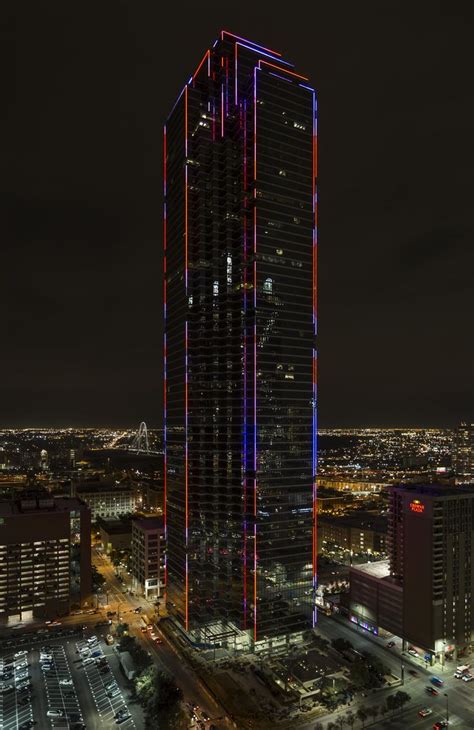 Bank Of America Tower Dallas Texas Bank Of America Facade Lighting