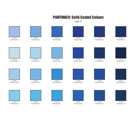 Pantone Color Chart Pdf Pms Color Chart Pantone Color Chart Color Chart Images