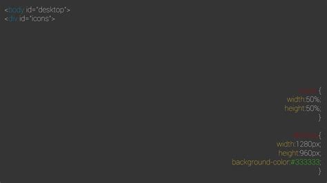 Minimalist Highlighted Html Css Code Style 1920x1080 Wallpaper