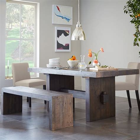 Reclaimed wood dining table is a fine alternative to natural dining furniture. Emmerson Dining Table 72", Chestnut At West Elm - Dining ...