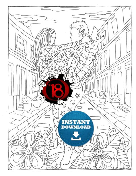 Instant Download Sex Positions Coloring Page Naughty Adult Etsy Denmark