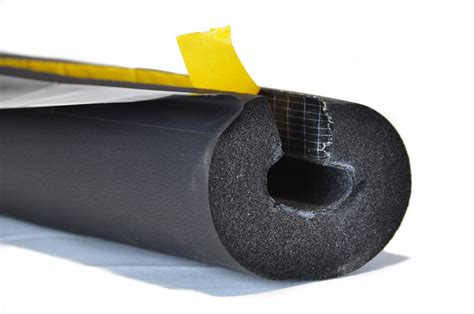 K-Flex Insul-Lock-Pre-Split Rubber Pipe Insulation w/ Self Sealing Lip