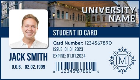 Copy Of Student Id Card Template Design Postermywall