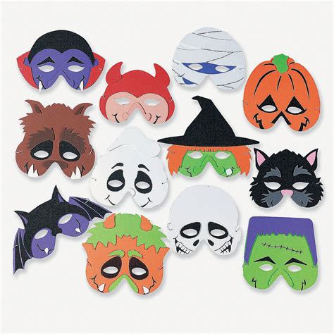 Monster Masks Oriental Trading Halloween Mask Craft Monster Mask