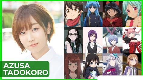 Azusa Tadokoro [田所あずさ] Top Same Voice Characters Roles Youtube