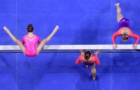 Photos Us Womens Gymnastics Olympics Trials Los Angeles Times