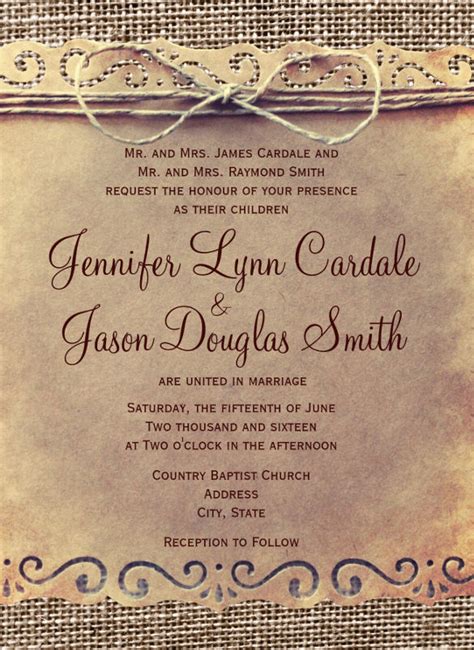 19 Second Marriage Wedding Invitation Templates Free Sample Example