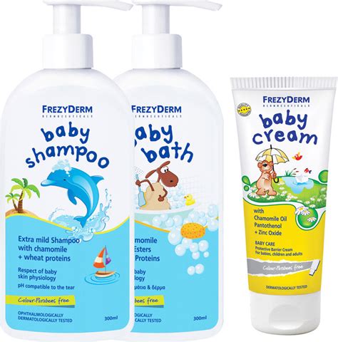 Frezyderm baby hydra milk lotion by frezyderm 5.0 out of 5 stars 1. Frezyderm Baby Shampoo 300ml, Baby Bath 300ml & Baby Cream ...