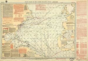 North Atlantic Pilot Chart June 1923 4000x2758 R Mapporn