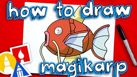 How To Draw Magikarp Pokemon 🐡 Youtube